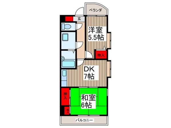 常盤壱番館の物件間取画像